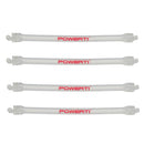 4 Pieces Tennis Squash Racket Vibration Dampener Shock Absorber White