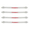 4 Pieces Tennis Squash Racket Vibration Dampener Shock Absorber White
