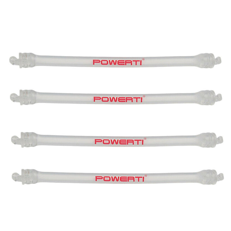 4 Pieces Tennis Squash Racket Vibration Dampener Shock Absorber White