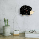 Hedgehog Wall Clock Wooden Animal Clocks Living Room Bedroom Office Decor W