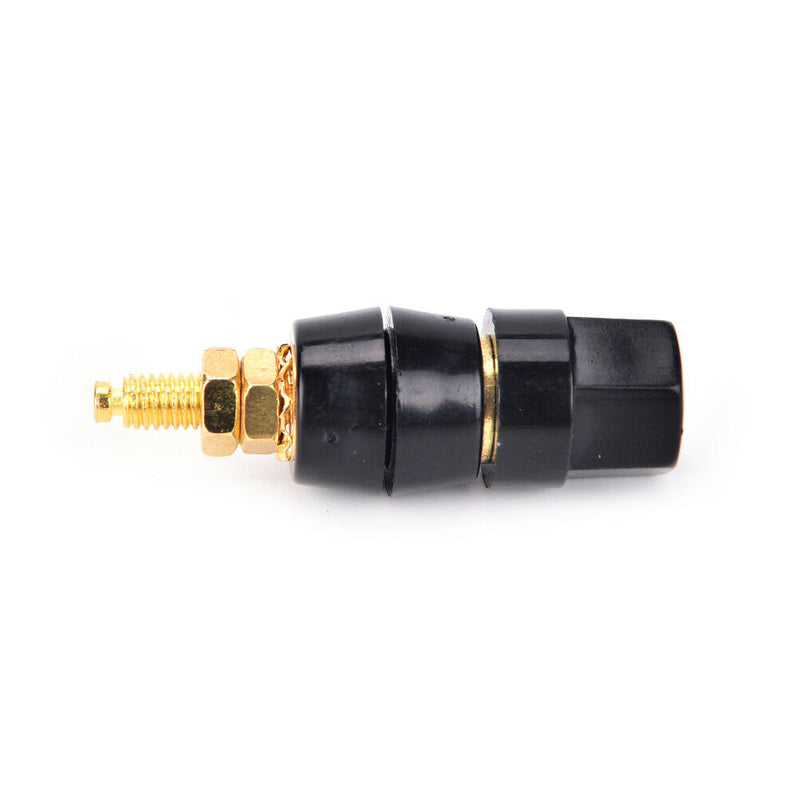2pcs/set connector amplifier terminal binding post banana speaker plug jack   Gw