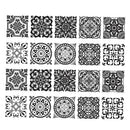 20pcs Self-Adhesive Mosaic Waterproof Floor Wall Tiles Stickers