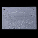 Christmas Banner DIY Metal Scrapbook Embossing Craft Cutting Die