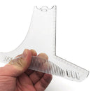 Men's Beard Combs Shaping Styling Tool Comb Transparent for Hair Beards TrimJR