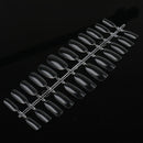 216Pcs 3IN1  Acrylic False All French Nail Art Tips Nail Art Natural DIY Too Ew