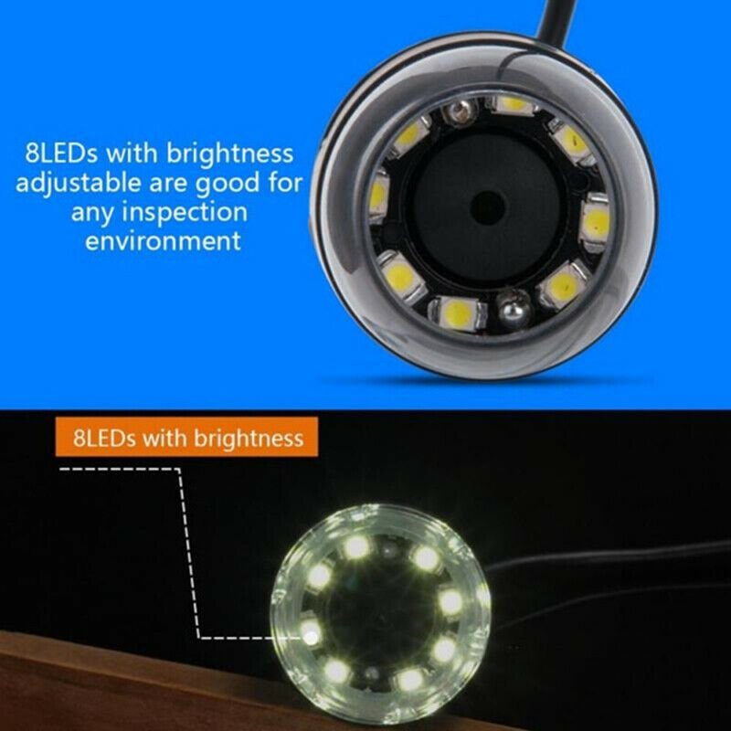 8 LED 1000X USB Digital Microscope Endoscope Magnifier PC CaSEAU