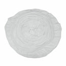 4 Bone Full Hoop Bridal Crinoline Petticoat Skirt Slip Ruffles White