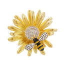Fashion Daisy Honeybee Brooch Pin Collar Badge Corsage Jewelry Women AccessoD Gw