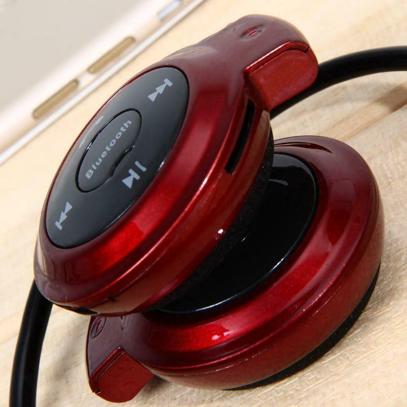 Sport Wireless Bluetooth 3.0 Headset Headphone Earphone(Red)