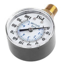 3X(Pressure Tester Gauge Tools 0-100 Psi 0-7Bar 1/8 Inch Npt Face Side Moun