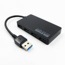 USB 3.0 4 Port USB Hub Splitter Adapter Ultra Speed for Laptop Computer Mo OXD