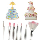 7pcs Cake Icing Decorating Painting Brush Fondant Dusting Sugarcraft DIY ToSEAU