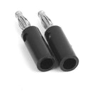 4mm Insulated Banana Plugs Connectors Jack New 10pcs Red + Black
