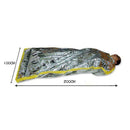 Outdoor Emergency Survival Kit Rescue Thermal Space Sleeping Bag Blanket Tool AA