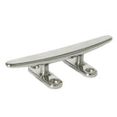 8" 200mm Boat Stainless Steel Rope Dock Cleat Open Base Low Flat Polished