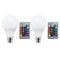 2pcs B22 RGB Bulb Remote Color LED Light Bulb Color Changing Light Bulbs 10W