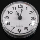 7cm Waterproof Kitchen Bathroom Shower Clock Suction Cup Sucker Wall Orange I4R3