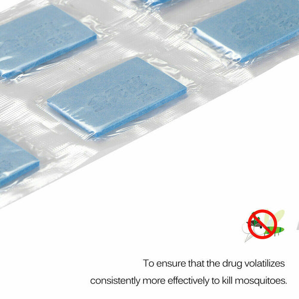 50x Mosquito Repellent Insect Bite Mat Tablets Refills Replace Pest Repeller J87