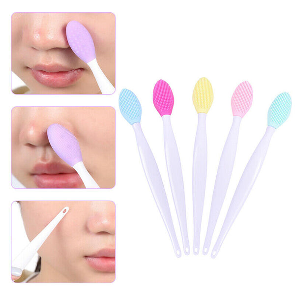 2020 New Silicone Nose brush Washing Face Cleaning Black Remove Facial Massa Hn