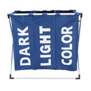 Laundry Basket Collapsible Laundry Basket Storage Bag Dark Blue Oxford Hamp