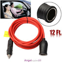 12V Car Cigarette Lighter Plug Extension Cable Lead Charger Power Socket Adapter
