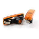 1 Pair Front Left Right Side Marker Light Lamp Housing Yellow Lens Replacem
