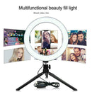 10" LED Selfie Ring Light with Tripod Stand Phone Holder For Live Makeup M8S4