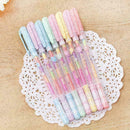 Stationery Beautiful Colorful Rainbow Fashion Gel Office Pens Writing Schoo P3X7