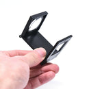 10X 27mm Folding Magnifier Stand Loupe with Scale for Textile Optical Glass To_
