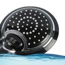 LED Rain Shower Head Handheld Bathroom Water Temperature Sensor 3 Color Chan