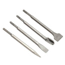 4PCS SDS Plus Chisel Set Flat Groove Bit Hammer Drill L3F5