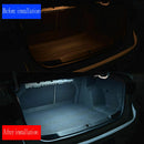 1Pc Auto Car Dome Lamp USB Charging Roof Led Ceiling Reading Light Ice Blue