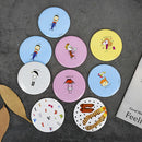 5pcs Hand Small Mini Mirror Cermin Makeup Cartoon Pocket Mirror mak JR