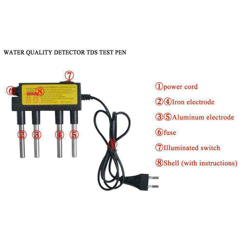 New Quality Electrolyzer Water Tester XXY-DJQ 220V- 5 Hot Portable W Y7A1 p S1Z1
