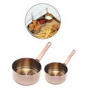 50&100ml Mini Stainless Steel Saucepan Butter Coffee Warmer Pan Boiling Pot