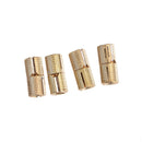 4X 8mm Brass Barrel Cabinet Hinge Cylindrical Hidden Invisible Hinges  HK
