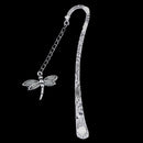 Luminous Creative Dragonfly Butterfly Retro Metal Moon And Stars Book Marks JR