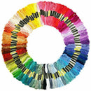 100 Skeins Embroidery Thread Random Colors Cotton Embroidery Floss with 12  C3X1