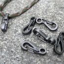 10Pcs/set Mini Stable Buckle Snap Spring Clip Hook Carabiner Tac*tical EDC Tool