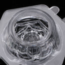 1Pcs Plastic Clear Lotus Soap Candle Mold DIY Handmade Soap Moulds, 90 x 77 x