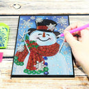 DIY Christmas Snowman Special Shaped Diamond Painting 60 Pages A5 Notebook