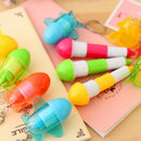 2x Cute Creative Cartoon Aircraft Style Ballpoint Pen Random Color For Student.