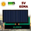 5V 60MA Mini Solar Panel System For DIY Battery Cell Phone Charger Module T6N6