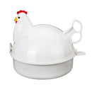 Chicken Shape Microwave 4 Egg Cooker Steamer Kitchen Cooking Boiler Utensil