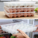 Clear 34 Grid Single-Layer Egg Box Basket Organizer Plastic Egg Food Contai S4U8