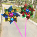 Pack of 100 Pieces DIY Sequins Windmill Wind Whirligig Children Outdoor Beach