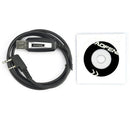 For Baofeng UV-5R BF-888S Radios USB 2 Pins Programing Cable Program Software CD