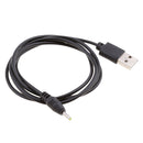 2 Pcs 5V USB 2.0 A Male To 2.5x0.7mm Male DC Plug Tablet Charging Cable Cord