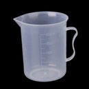 250 ml transparent plastic measuring cup with handle