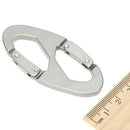 5Pc Aluminum Alloy Carabiner Keychain Snap Clip Hook Carabiners Outdoor Cam